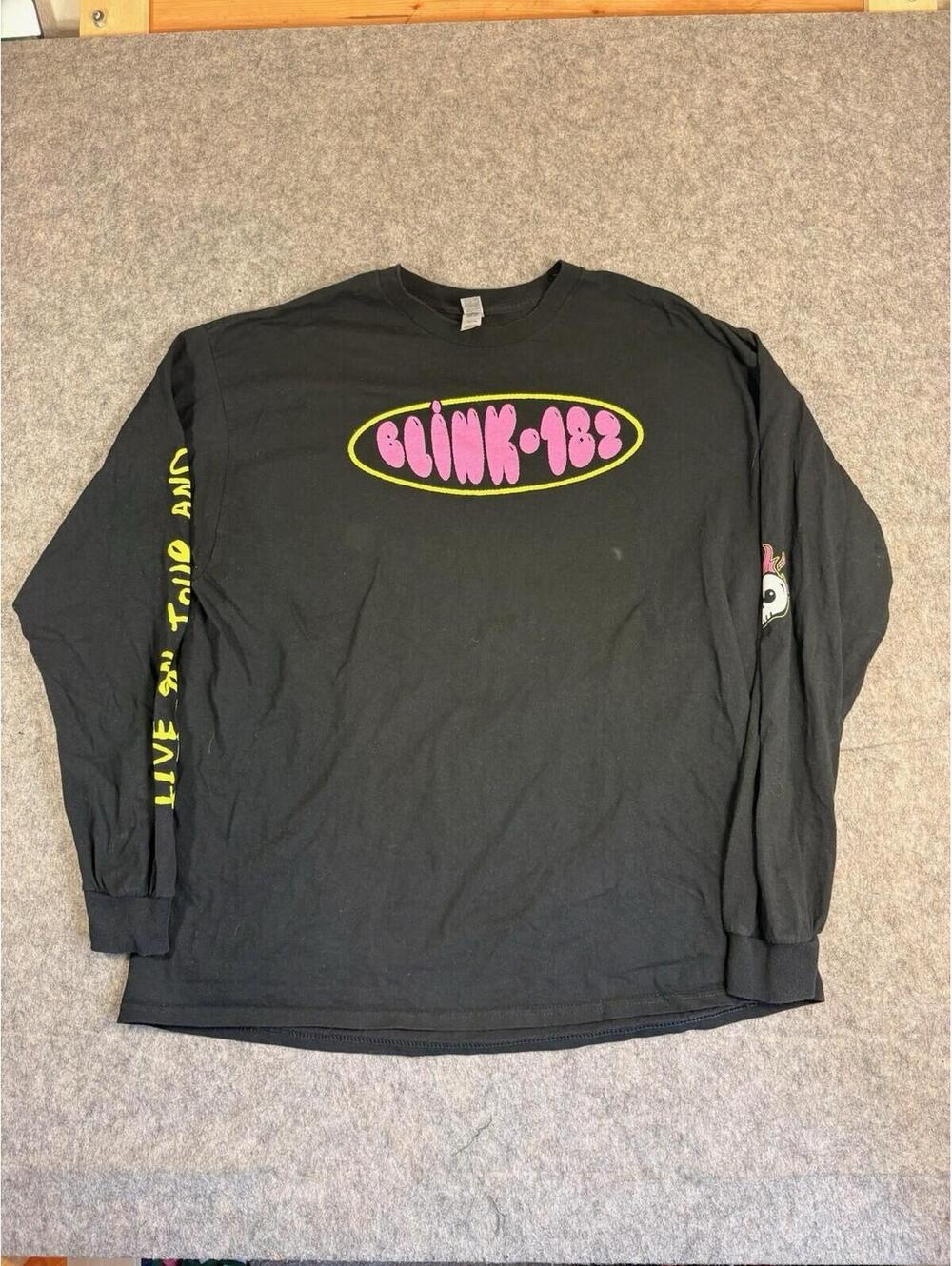Bink-182 2024 Tour T-Shirt Size XL Long Sleeve